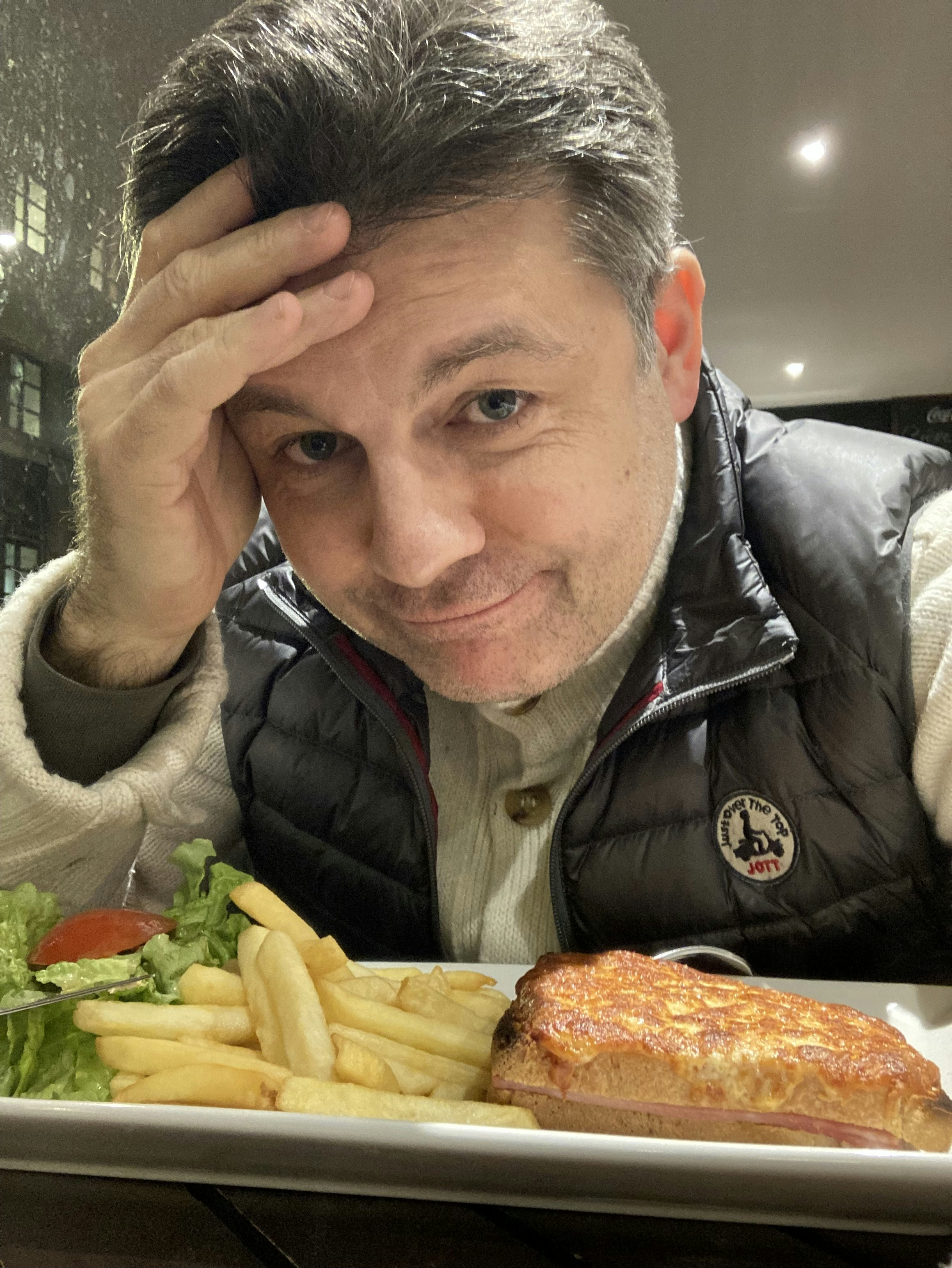 Image Pause-déjeuner express entre 2 grosses séances en studio