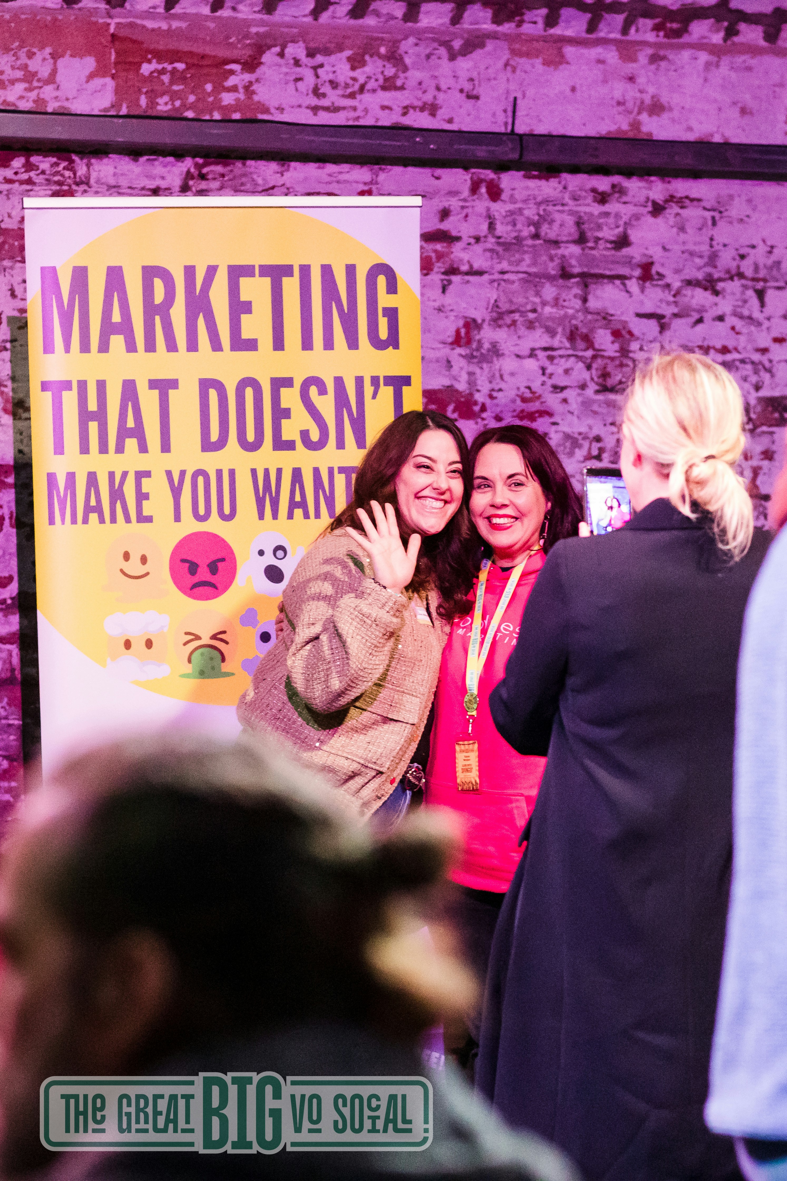 Image Stephanie Matard with Karen webber at GBVOS-2025