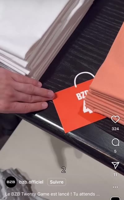 Vidéo Message Instore - BZB Twenty Game (Marque de vêtements)