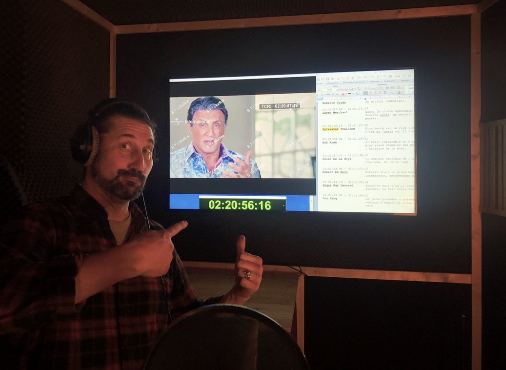 Image Voice over de Môssieur Stalone