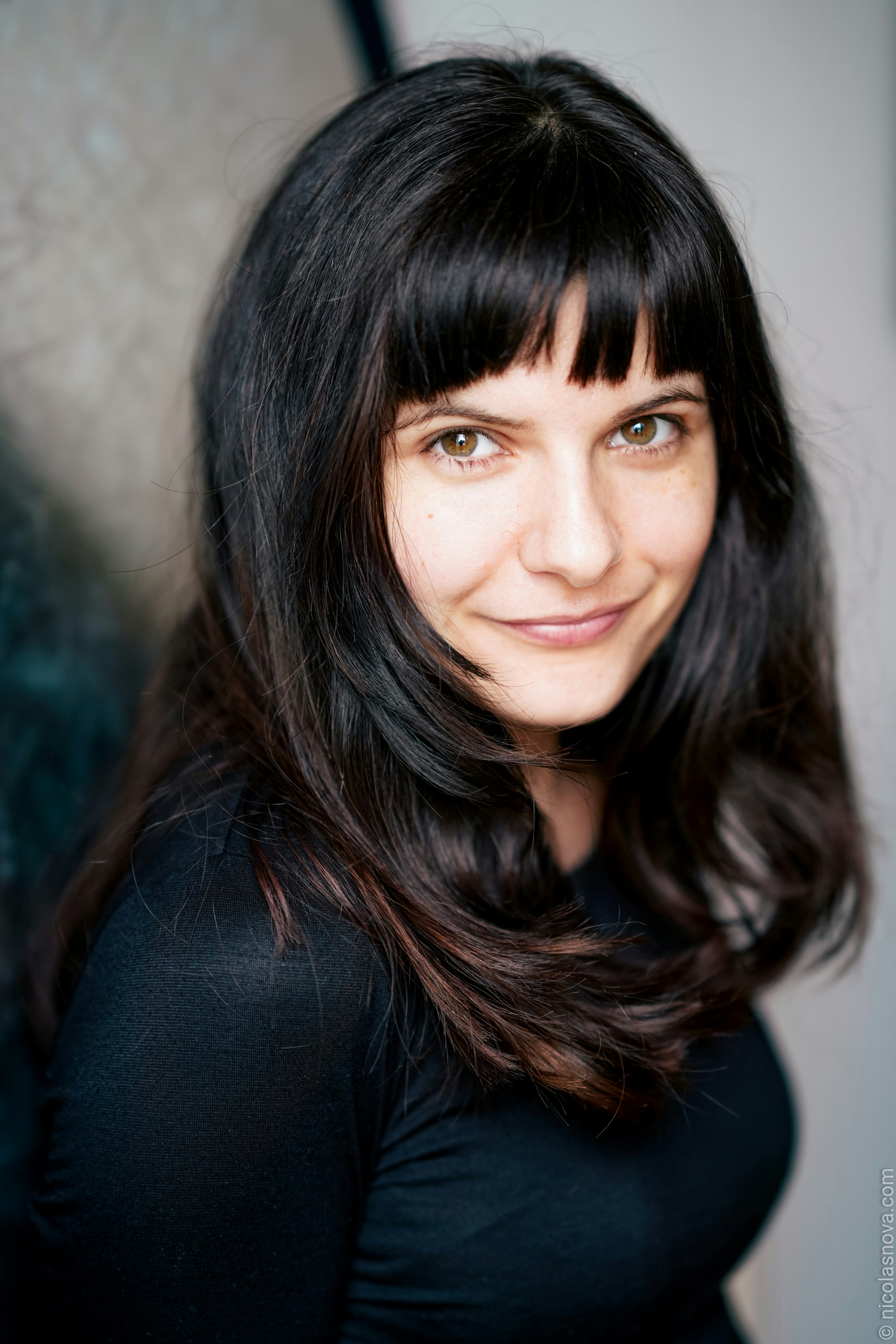 Image Portrait à la frange