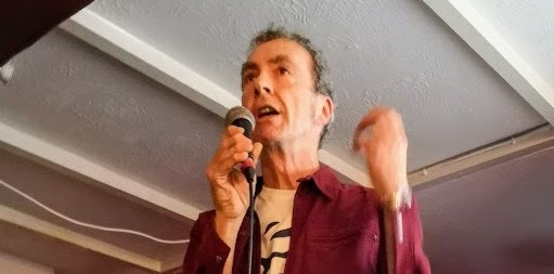 Image Tim Bick compering live