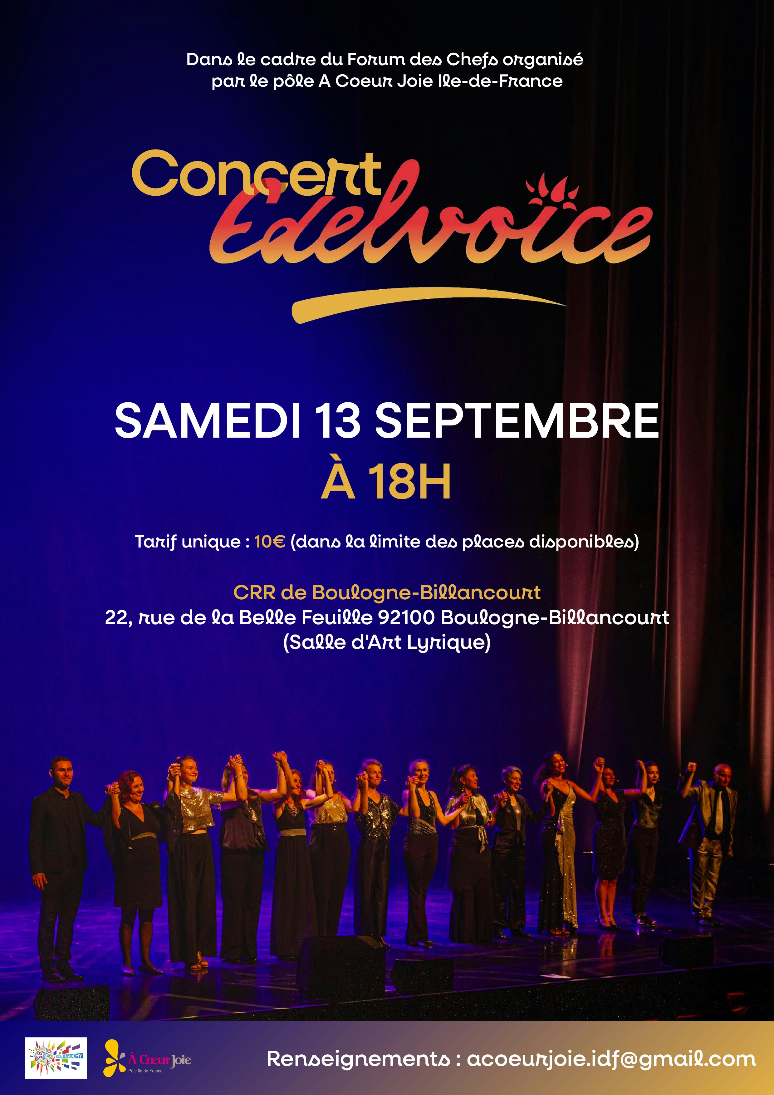 Image Affiche concert edelvoice 13.9.2025
