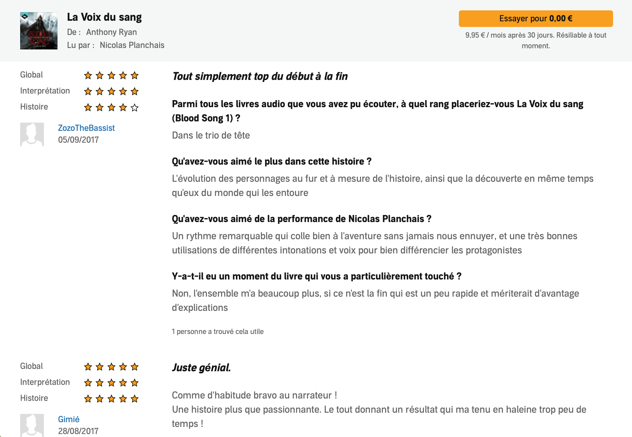 Image Témoignages La Voix du Sang 1 SUITE 2