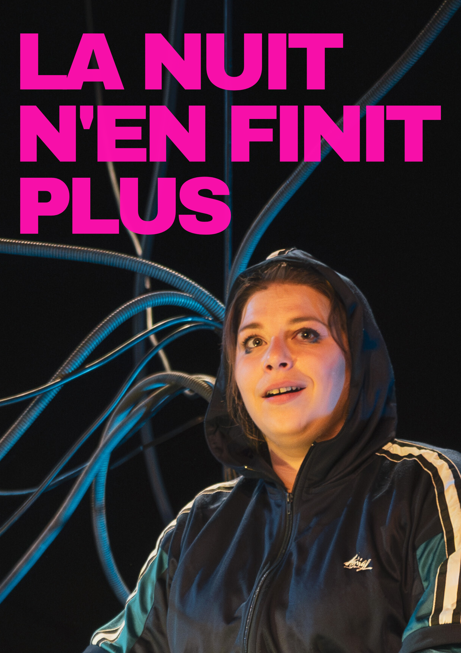 Image La Nuit N'en Finit Plus - seule en scène du collectif Là-bas si j'y vais