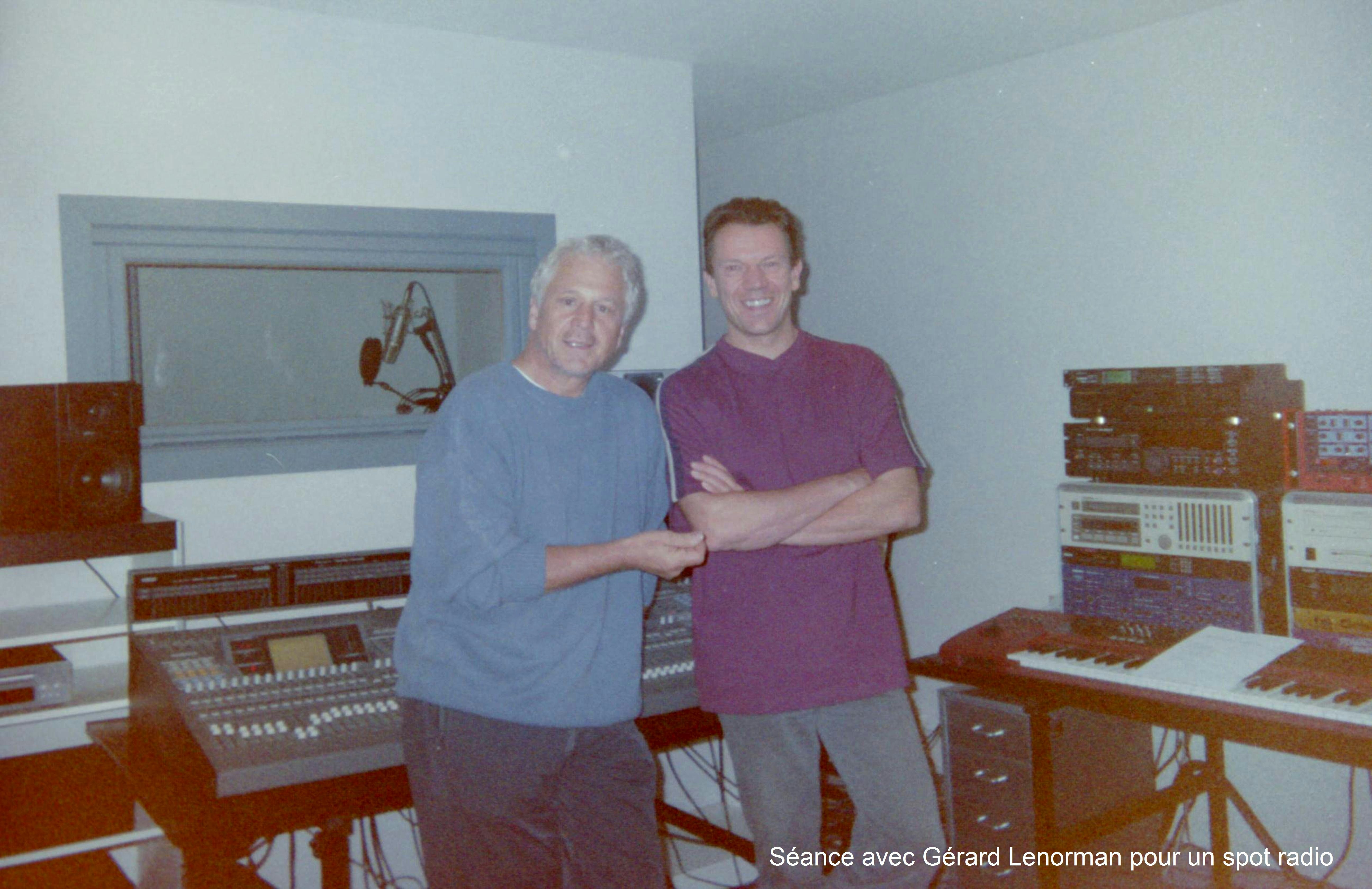 Image Séance studio avec Gerard...