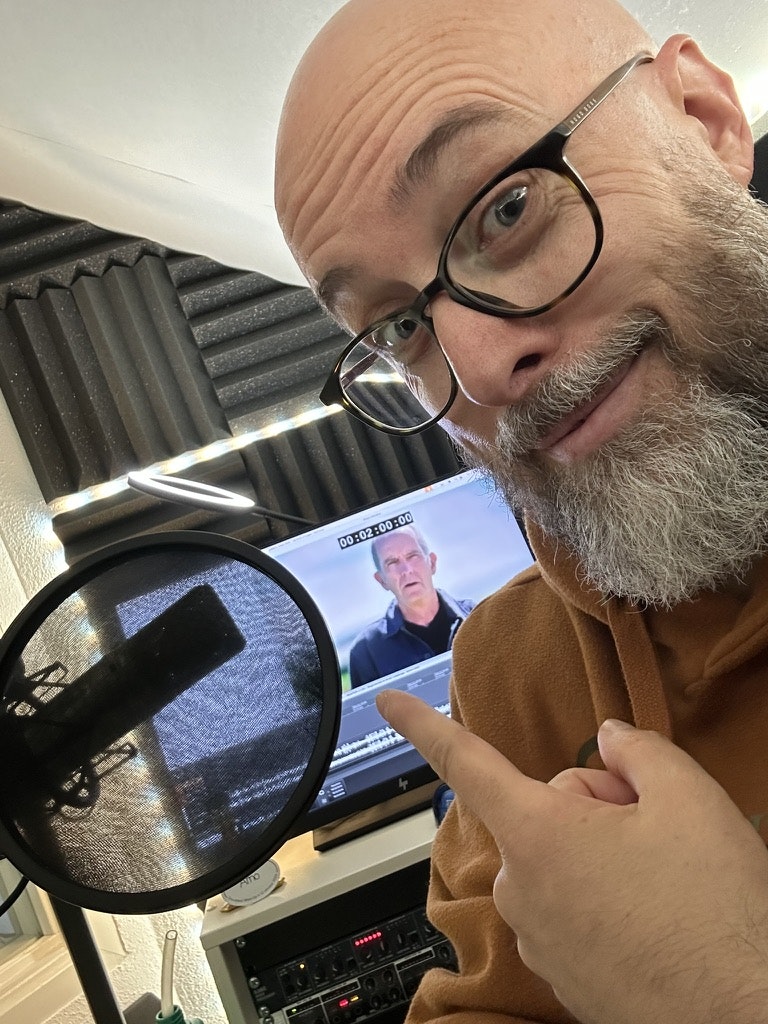 Image Recording the Dutch narration for a new season of Grand Designs (UK) for SBS6 / Talpa Network