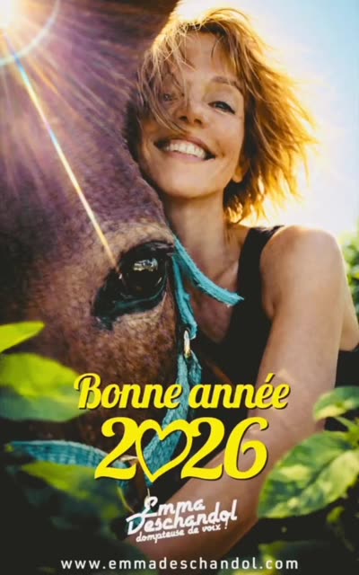 Vidéo Carte de voeux Emma Deschandol 2026 !