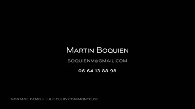 Vidéo Martin Boquien 2025