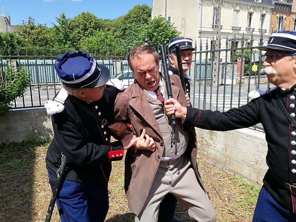 Image Jérémie & la maréchaussée - tournage "Sans Famille" 2