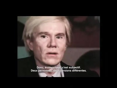 Vidéo Le journal d'Andy Warhol / Netflix