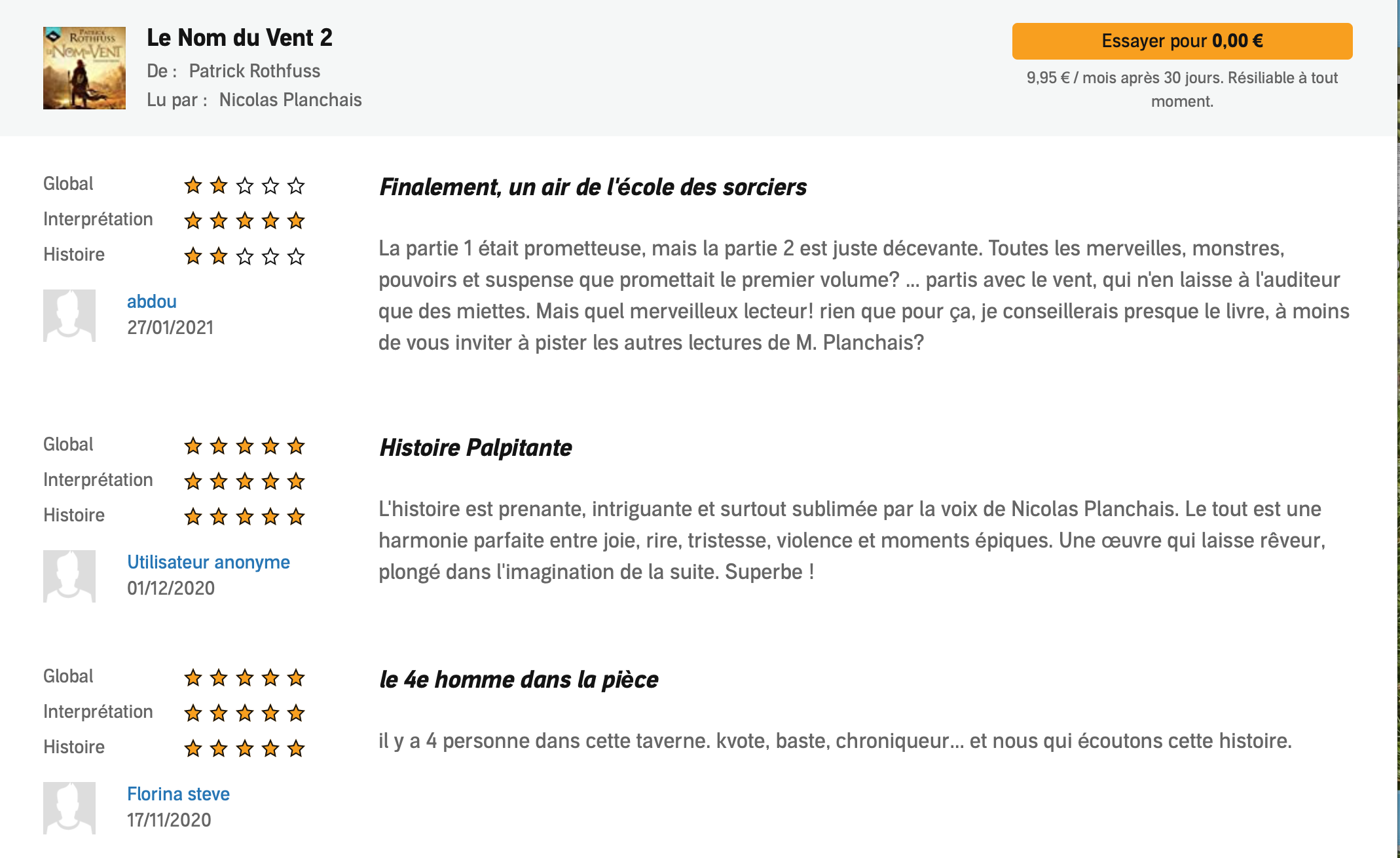 Image Témoignages Le Nom du Vent 2