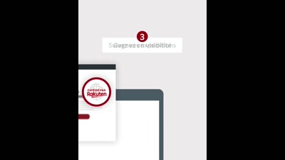 Vidéo Rakuten (souriante, enthousiaste, dynamique) 