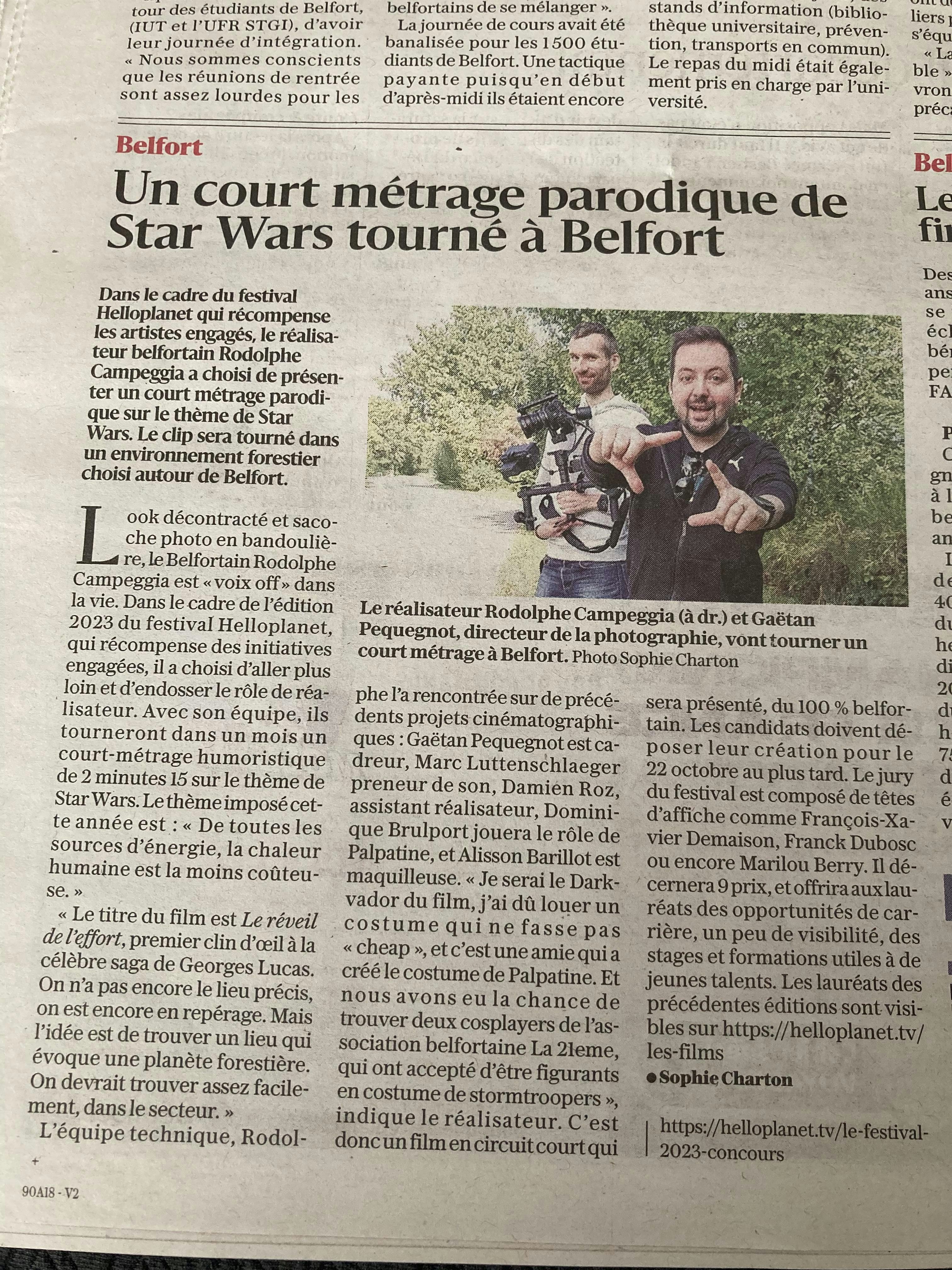 Image Article de presse - Réalisateur