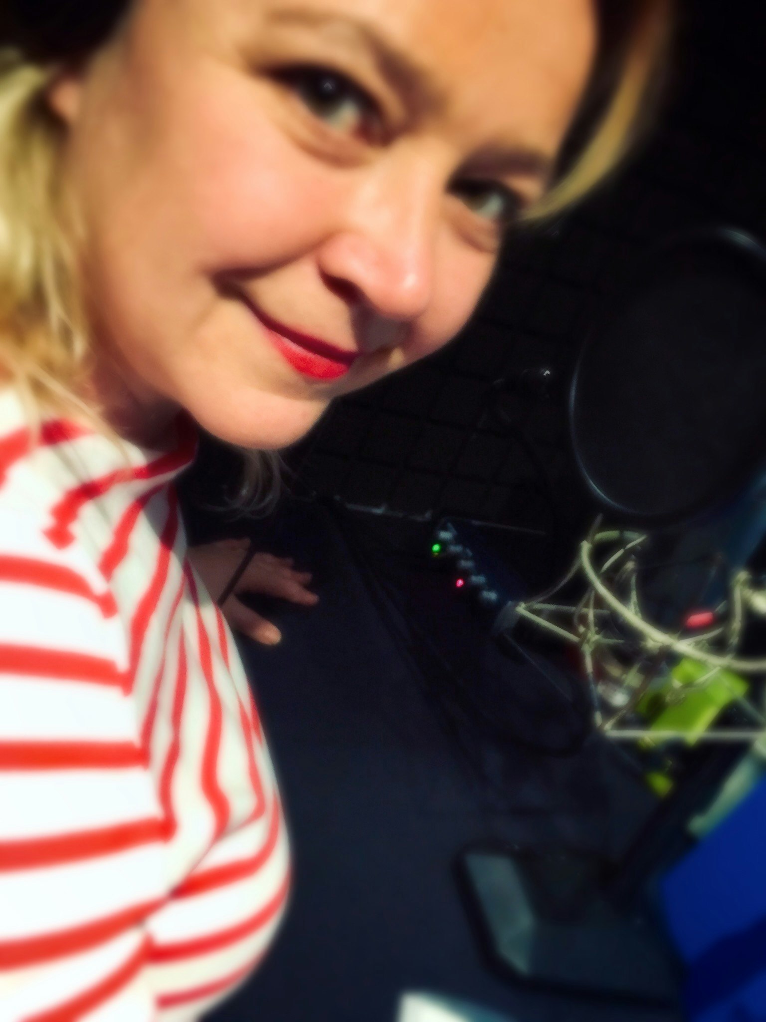 Image Photo en cabine speak avec Charlotte Guedj