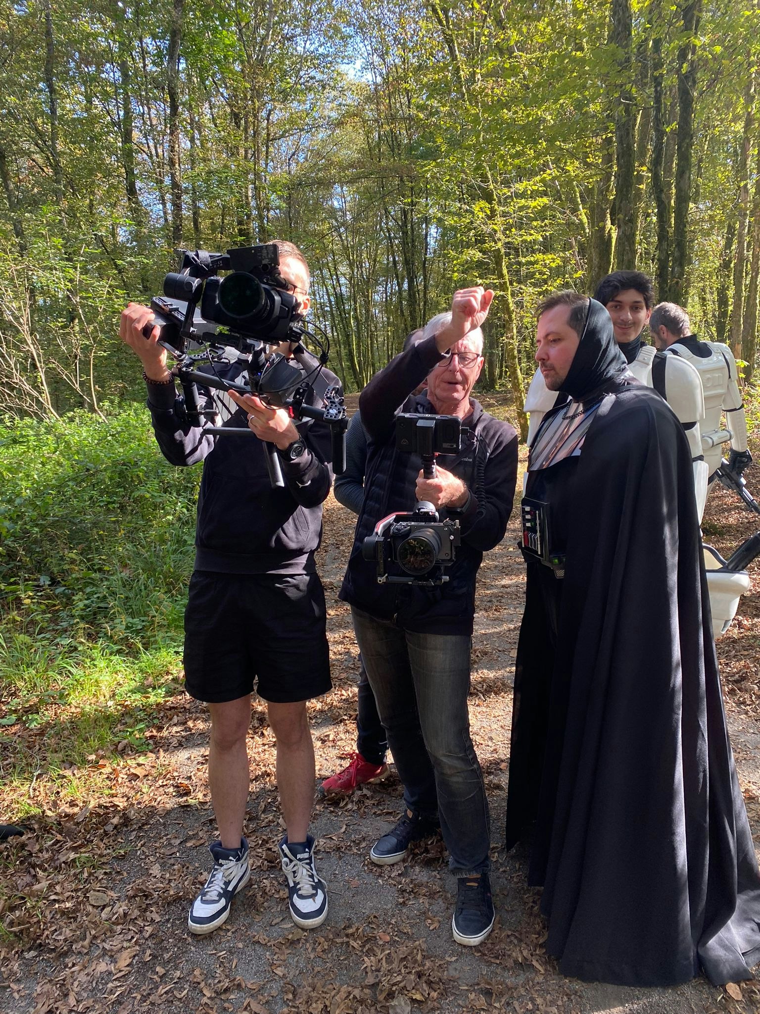 Image Dark Vador - Tournage court-métrage "Un Nouvel Effort" pour le festival Hello Planet