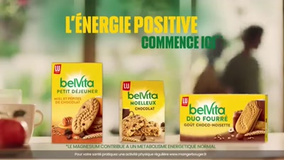 Vidéo TV commercial - Découvrez belVita Moelleux Pepites de chocolat !