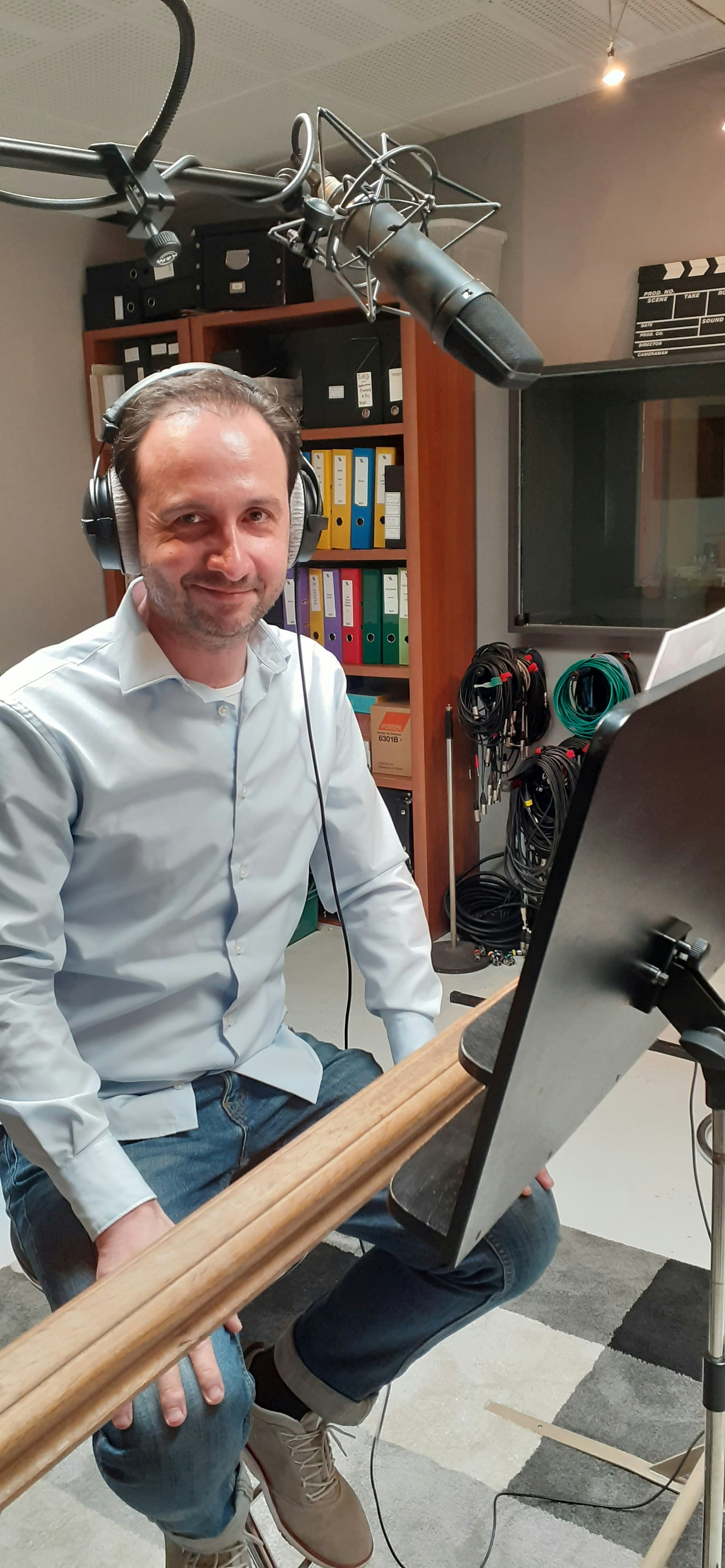 Image Sébastien Pruneta en studio - 2022