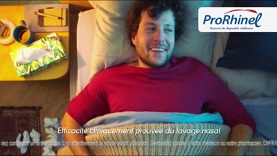 Vidéo ProRhinel Spray qui fait appel au génie ProRhinel - Publicité 020
