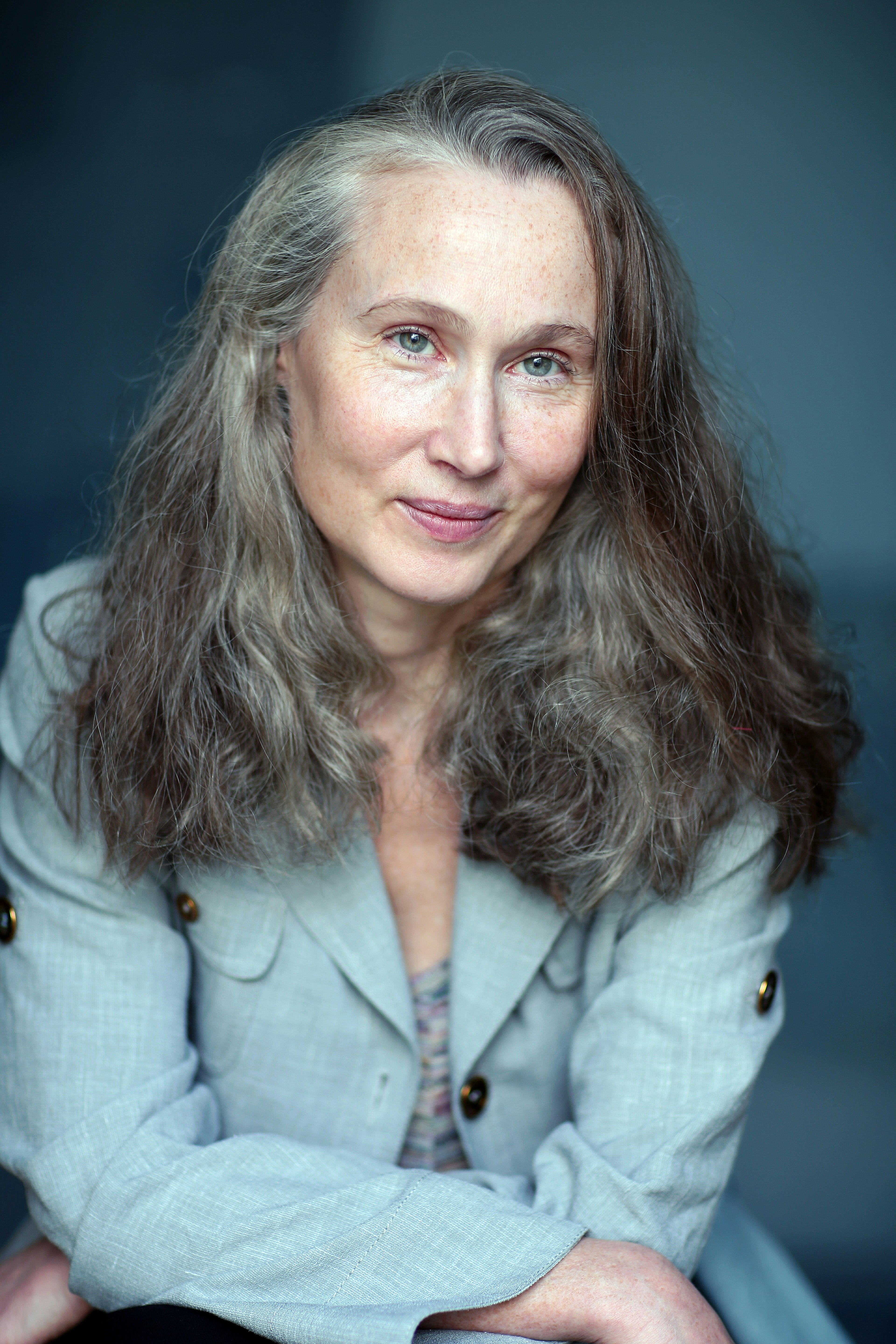 Image Stéphanie Boré - Veste bleuâtre